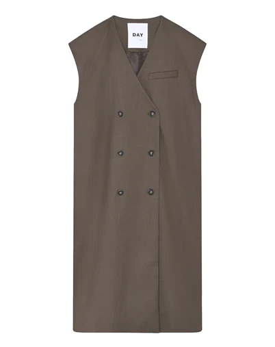 Day Birger et Mikkelsen - Rory Classic Suiting Vest - Wren Melange